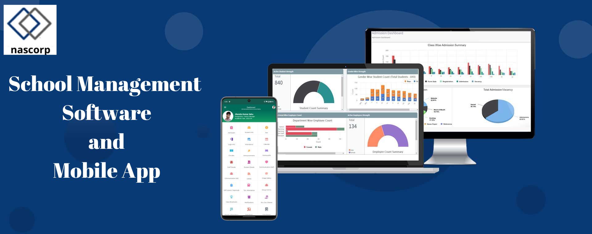School Management Software and Mobile App